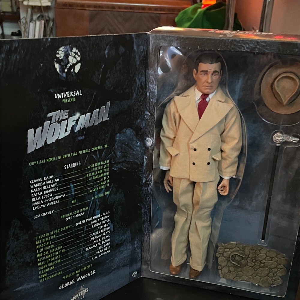 Universal The Wolfman Doll with Beige Suit